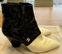 Chanel 2020 Interlocking CC Logo Boots - 8