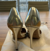 Gucci Patent Leather Studded Accents T-Strap Pumps - 4