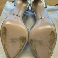 Gucci Patent Leather Studded Accents T-Strap Pumps - 5
