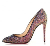 CHRISTIAN LOUBOUTIN Glitter Milkyway Pigalle Follies 100