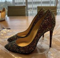CHRISTIAN LOUBOUTIN Glitter Milkyway Pigalle Follies 100 - 2