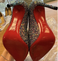 CHRISTIAN LOUBOUTIN Glitter Milkyway Pigalle Follies 100 - 5