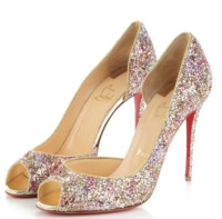 CHRISTIAN LOUBOUTIN Glitter Demi You 100 Pumps