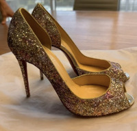 CHRISTIAN LOUBOUTIN Glitter Demi You 100 Pumps - 2