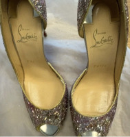 CHRISTIAN LOUBOUTIN Glitter Demi You 100 Pumps - 3