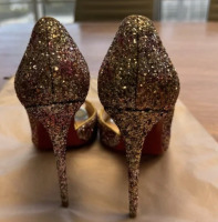 CHRISTIAN LOUBOUTIN Glitter Demi You 100 Pumps - 5