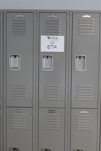 Lot of Double Tier Lockers