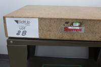 Starrett Crystal Pink Surface Plate on Stand