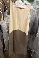 Alice + Olivia colorblock mini dress in a silk blend