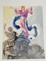 LOT OF 5 Pieces, Salvador Dali Prints From the Divine Comady Series HEVEN, to include, THE FIRST SPHERE, THE ARCANGEL GABRIEL, OPPOSITION, ANGEL OF THE FIRST HEAVEN, THE DEVINEFOREKNOWLEDGE - 6