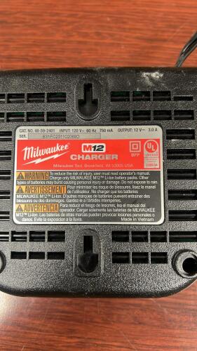 Lot (10) Milwaukee M12 Charger
