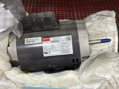 Dayton Jet Pump Motor (New Unused)