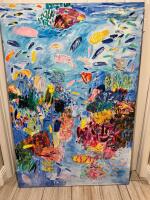 OPEL REEF I, ORIGINAL ACRYLIC ON CANVAS BY KEN DONE - 4