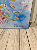 OPEL REEF I, ORIGINAL ACRYLIC ON CANVAS BY KEN DONE - 5