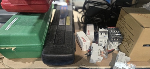 LOT: Asst'd Tools & Electrical - Rack included See pictures