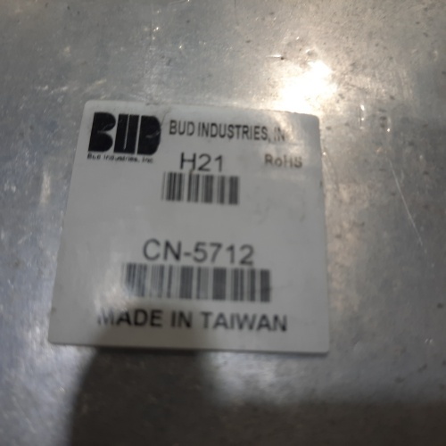 BUD Industries mod. CN-5712 metal box - NEW IN BOX
