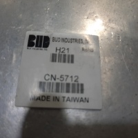 BUD Industries mod. CN-5712 metal box - NEW IN BOX