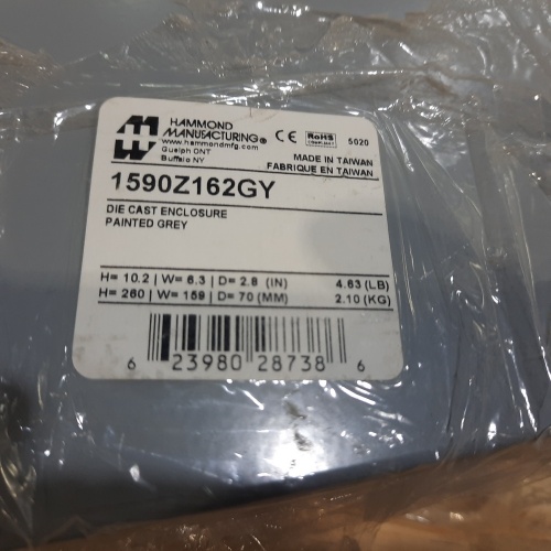 HAMMOND Box, mod 1590Z162GY