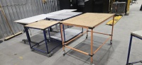 LOT: (6) asst'd mobile table carts - 2