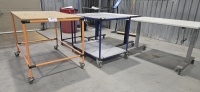LOT: (6) asst'd mobile table carts - 3
