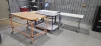 LOT: (6) asst'd mobile table carts - 4