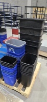 LOT: (55+) asst'd waste containers - 3