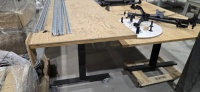 LOT: (2) Plywood work tables Size: 48'' x 96'' & 32'' x 92'' - 3