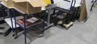 LOT: (20) asst'd style & sizes desks - some on wheels - 2