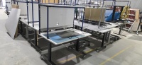 LOT: (20) asst'd style & sizes desks - some on wheels - 3