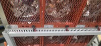 Heating system on wheels c/w 12 STELPO Forced Air units. Mod. SCH48T - 20/17,30 amps - 60 hz - 240 volts - 4800-3600 watts - 3
