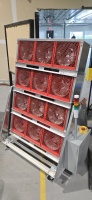 Heating system on wheels c/w 12 STELPO Forced Air units. Mod. SCH48T - 20/17,30 amps - 60 hz - 240 volts - 4800-3600 watts - 4