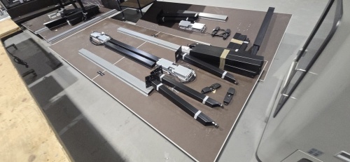 Heavy Duty Conference tables with integrated electrical outlets, 48''x 119.5''