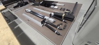 Heavy Duty Conference tables with integrated electrical outlets, 48''x 119.5''