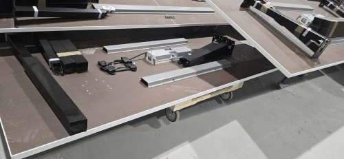 Heavy Duty Conference tables with I tegrated electrical outlets, 42''x 96''