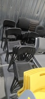 LOT: (40+) asst'd stackable chairs - 2