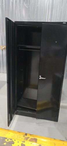 LOT: (4) 2-Door Metal cabinets & (1) 4 drawers legal size filling cabinet
