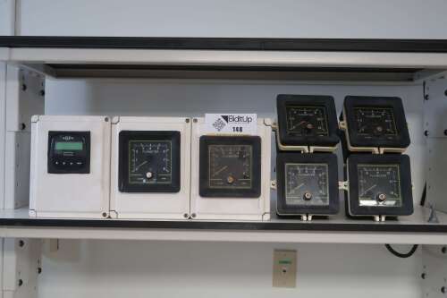 Signet Model P58540-1 Dial Flowmeters with (1) GF Signet Flow Transmitter