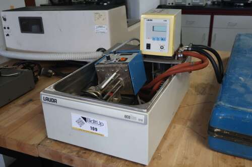 Lauda ecoline 019 Water Bath with Lauda E100 Circulator & Polystat Model 1253-00 Circulator