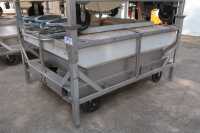 Process Solutions 200-Gallon Mobile Poly Tanks with Stainless Steel Stackable Frames