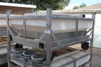 Process Solutions 200-Gallon Mobile Poly Tanks with Stainless Steel Stackable Frames