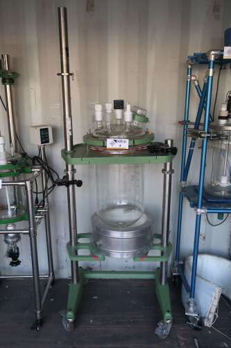 Chemglass 30L Single Layer Glass Reactor Flask