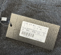 Saint Laurent high waisted five pocket jean short in black denim - 3