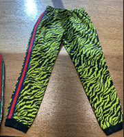 Gucci mens zebra print track pant - 2