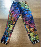 Gucci mens multicolor panther face printed jersey technical jogger pants - 2