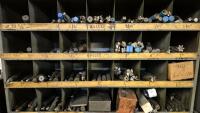 Large Bin Rack With Assorted Milling Cutters And Tooling - 3
