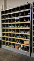 Large Bin Rack With Assorted Milling Cutters And Tooling - 5