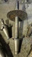 Lot Of NMTB-40 Horizontal Milling Arbors And Shell End-Mill Holders With Cutters - 4