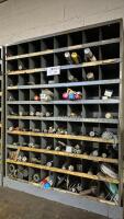 Large Bin Rack With Assorted Milling Cutters And Tooling - 5
