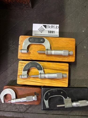 Lot of Small Outside Micrometers