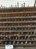 Large Assortment of End Mills with Wooden Stand - 3